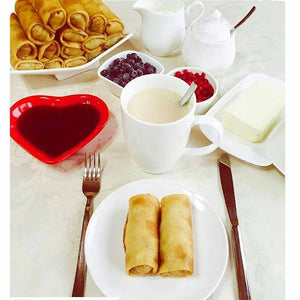 Cream Cheese-Filled Breakfast Pancakes