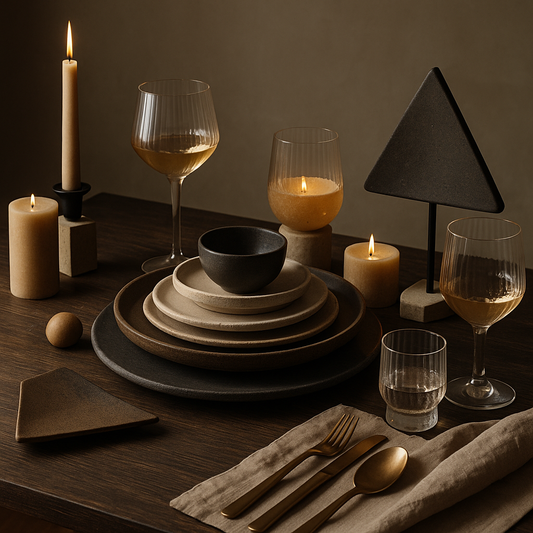 Dining in Dimension: Layered Table Settings Creating Depth & Drama