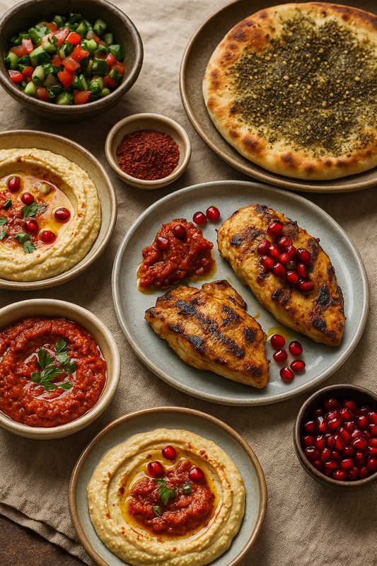 Middle Eastern Heat: Harissa, Za’atar & Pomegranate Take Center Stage
