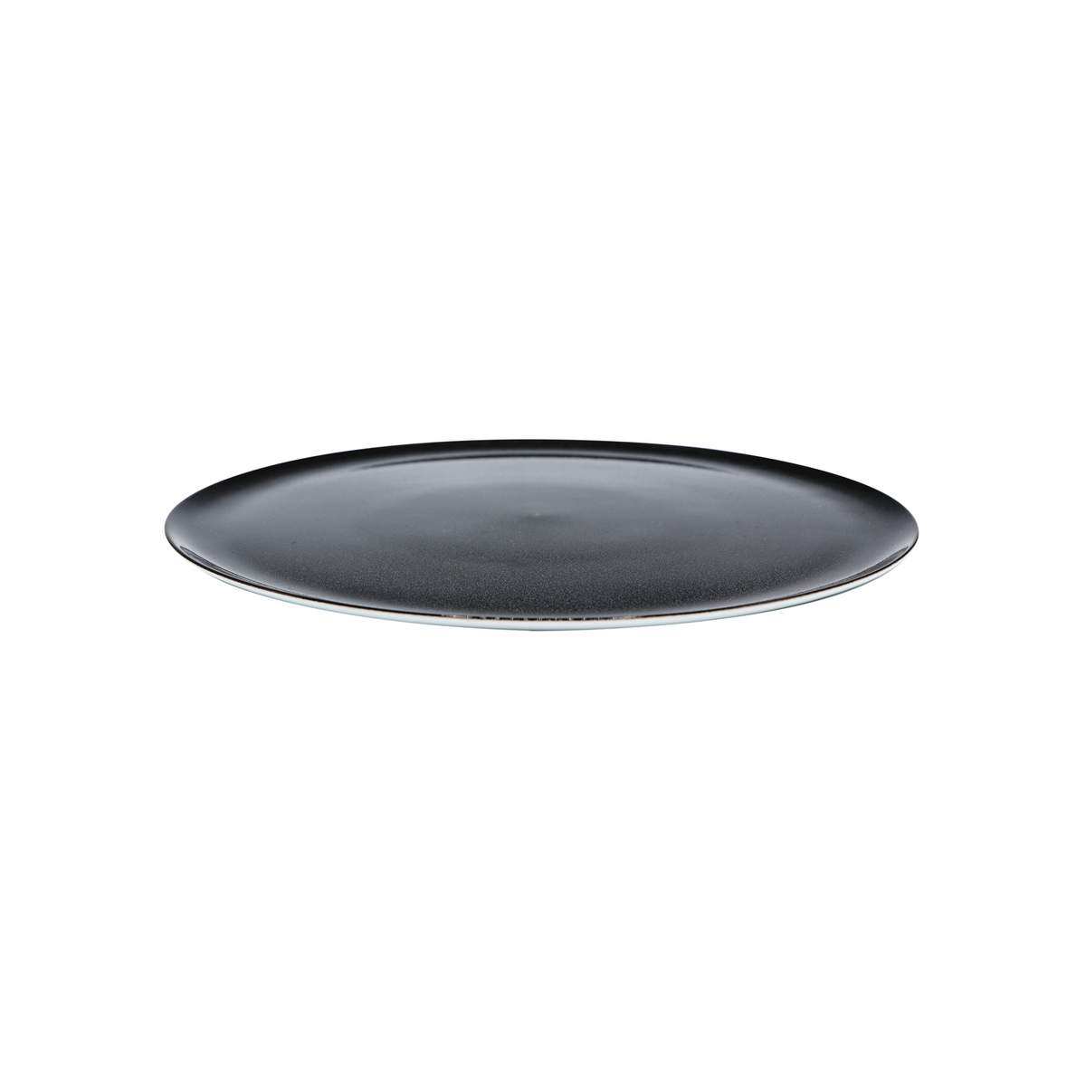 JL Coquet NOIR PAILLET? - Assiette plate, Slim 10.63 Inch SKU: SLI1034NPAIBLNC000