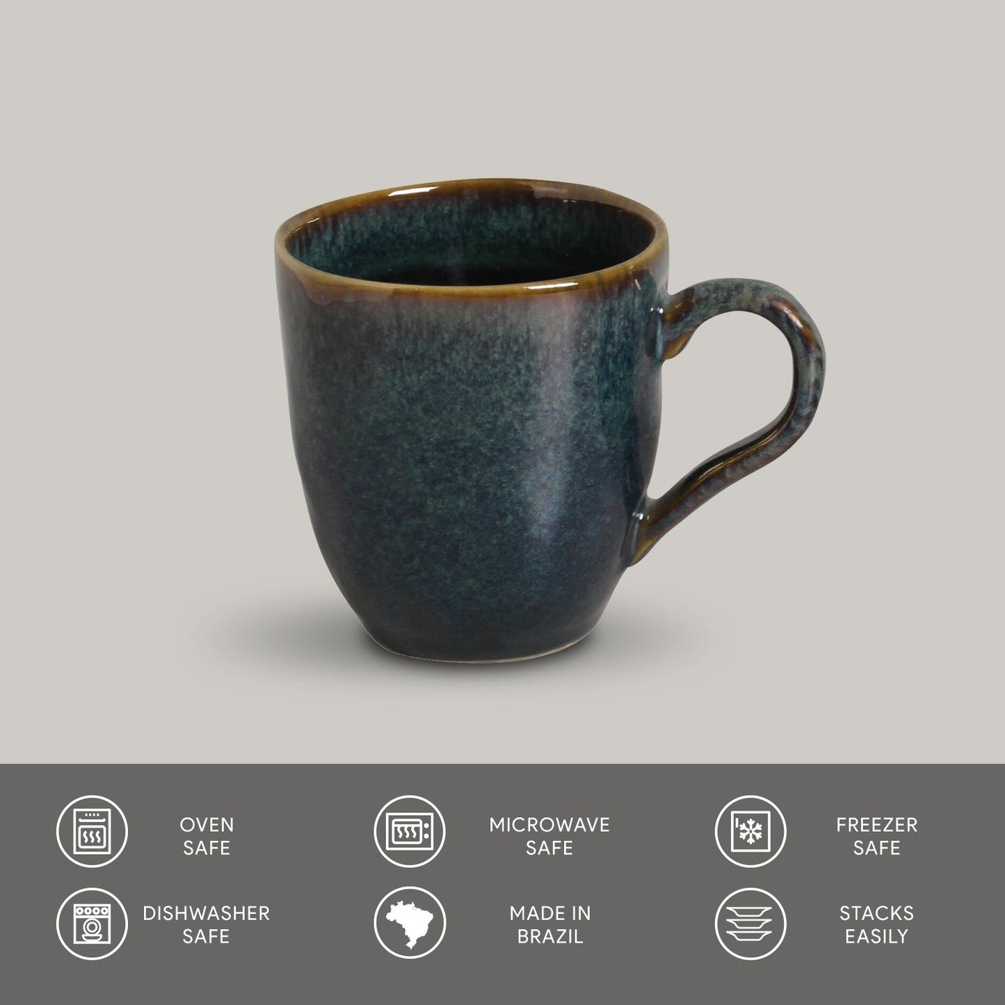 Porto Brasil OCEANO ORGANIC MUG dia. 9.23 oz. SKU: '11314106701