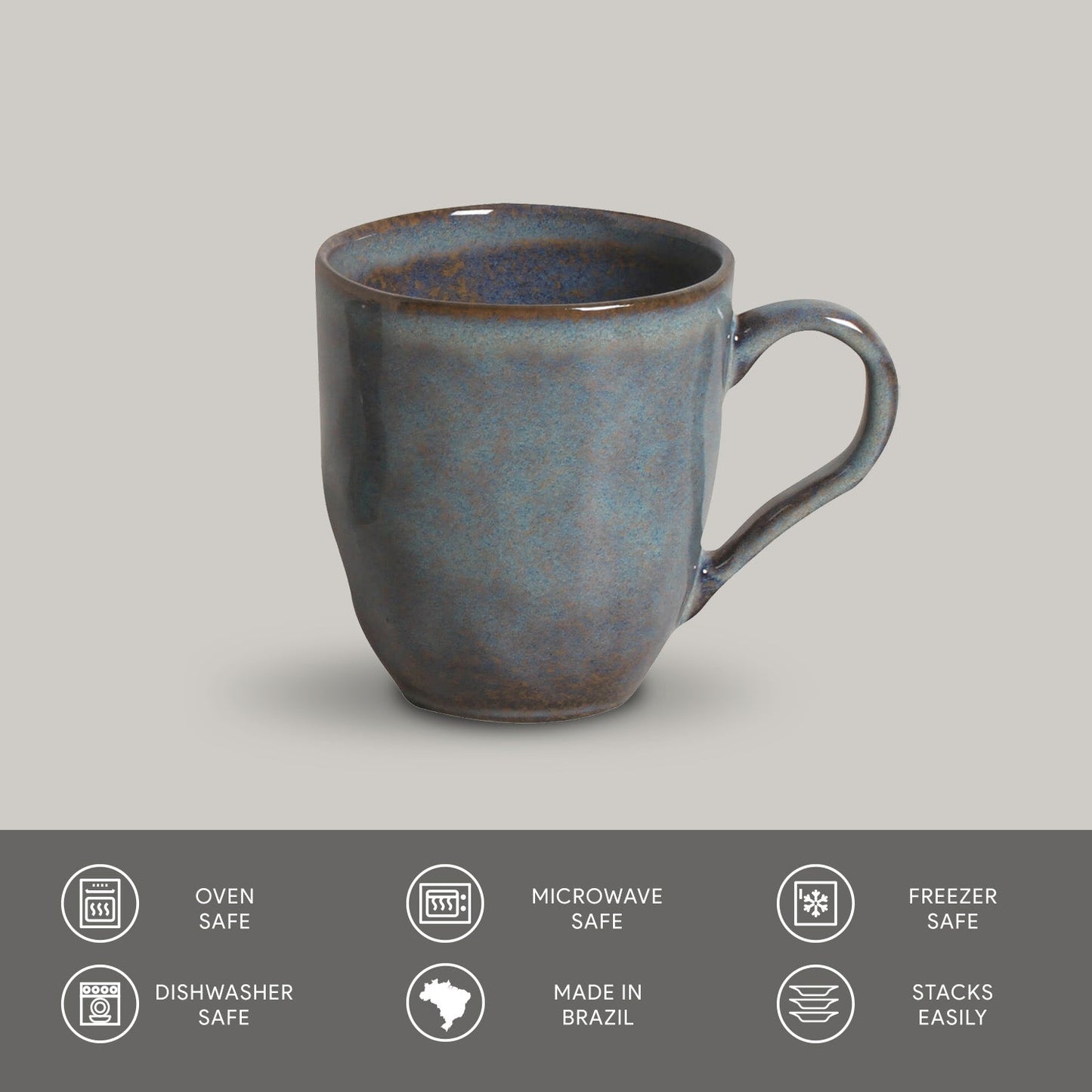 Porto Brasil TITANIUM ORGANIC MUG dia. 9.23 oz. SKU: '11314108901