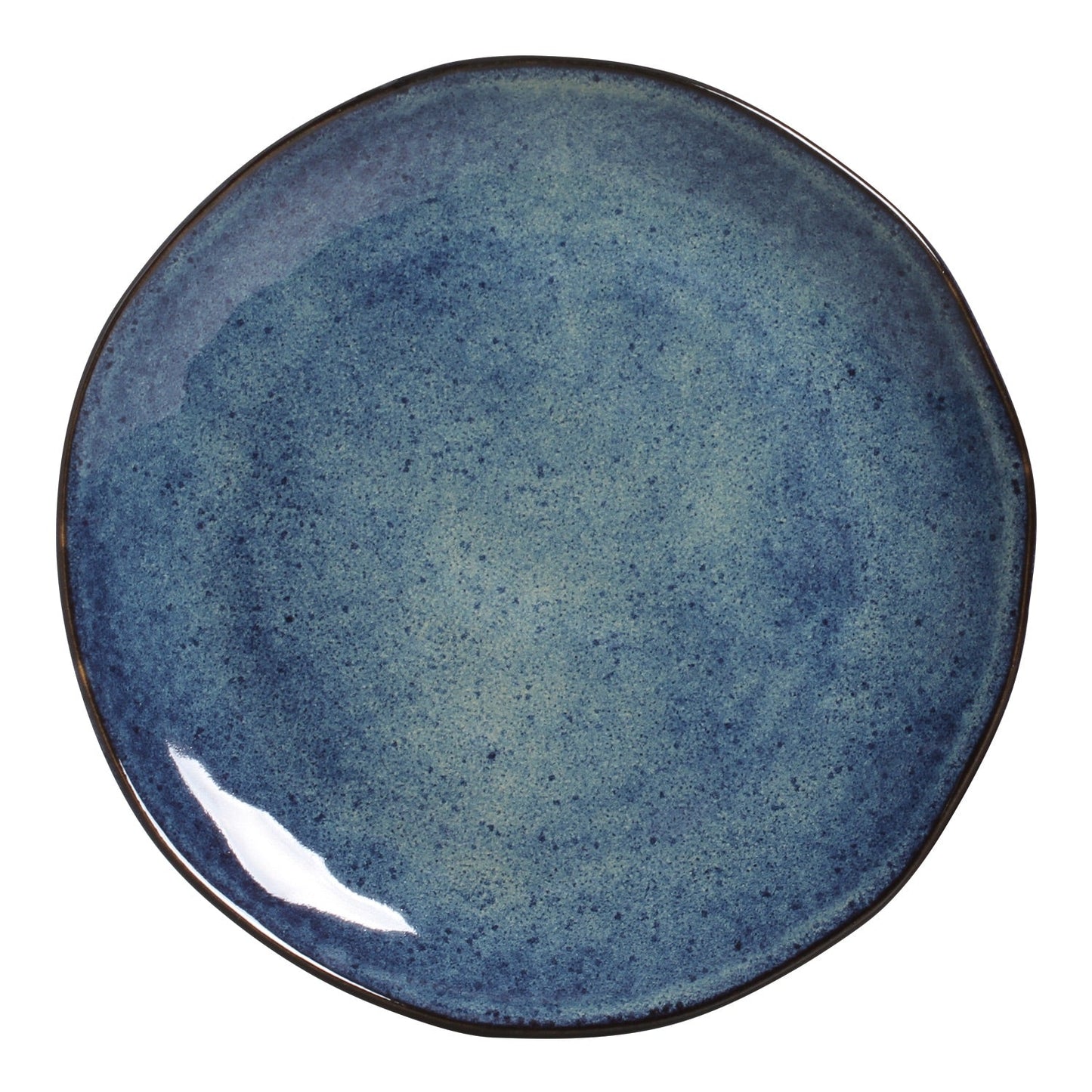 Porto Brasil DENIM DINNER PLATE ORGANIC STONEWARE dia. 10.43" SKU: '1214113001