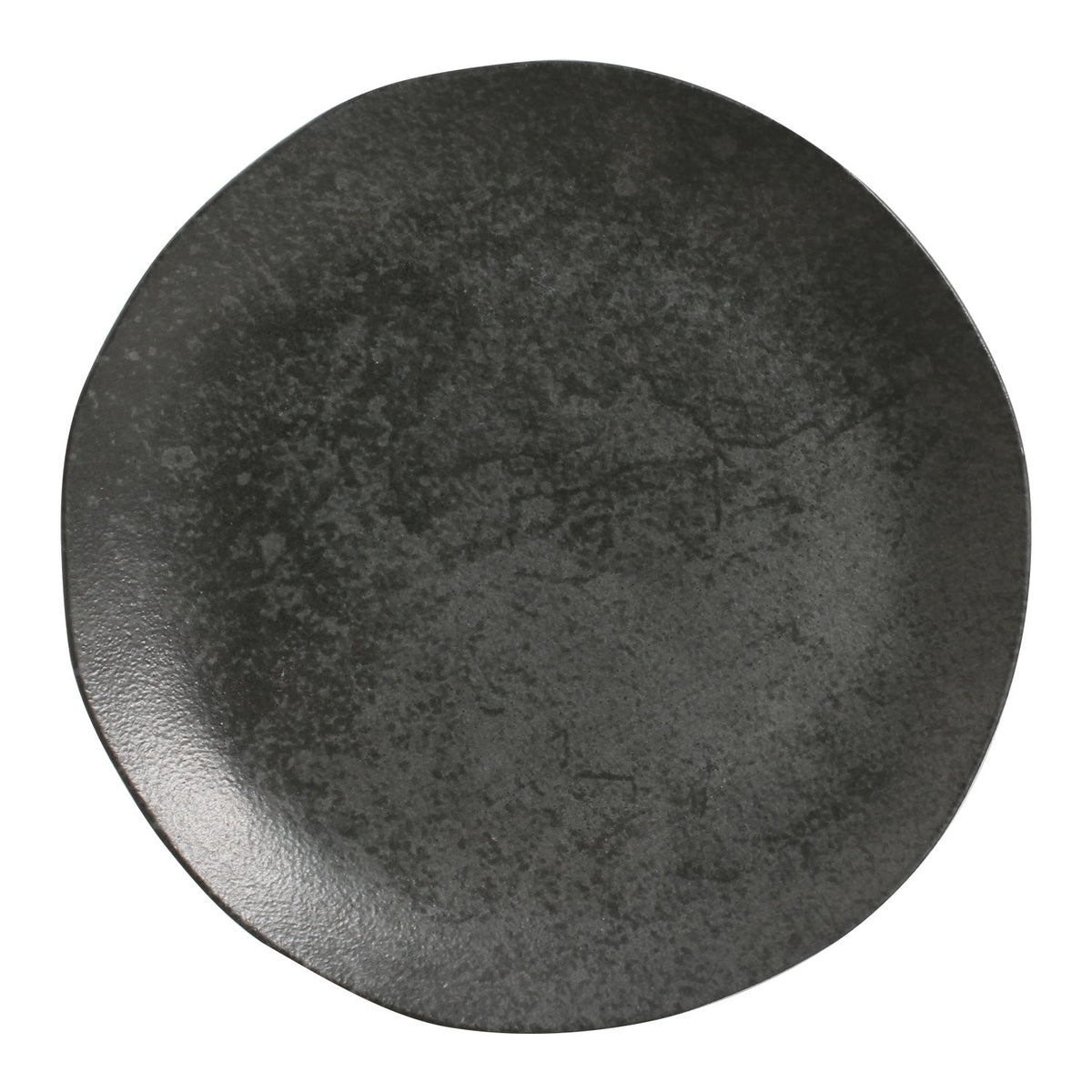 Porto Brasil CHROMIUM DINNER PLATE ORGANIC STONEWARE dia. 10.43" SKU: '121474601