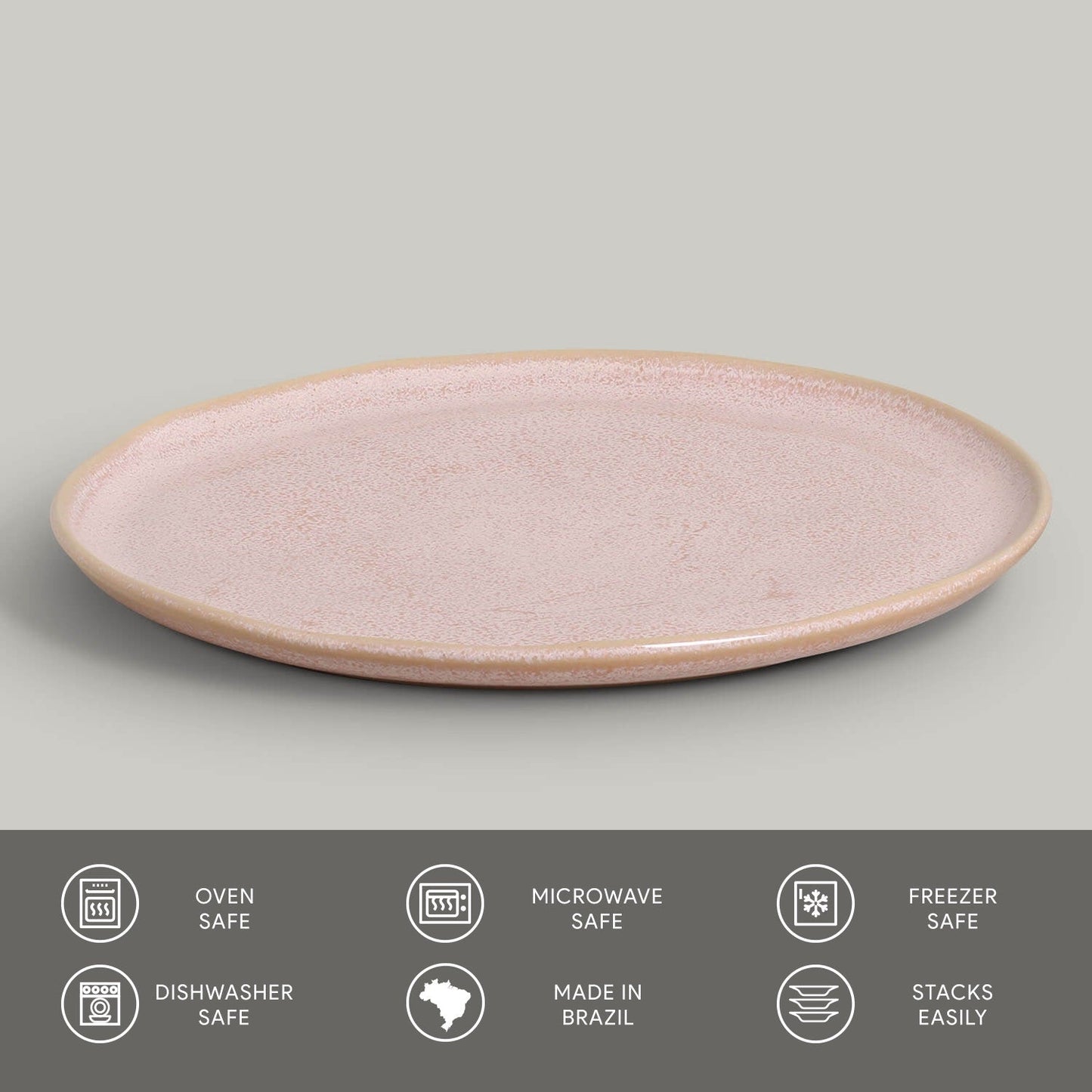 Porto Brasil LITCHI DINNER PLATE BIO STONEWARE dia. 11.42" SKU: '1231109202