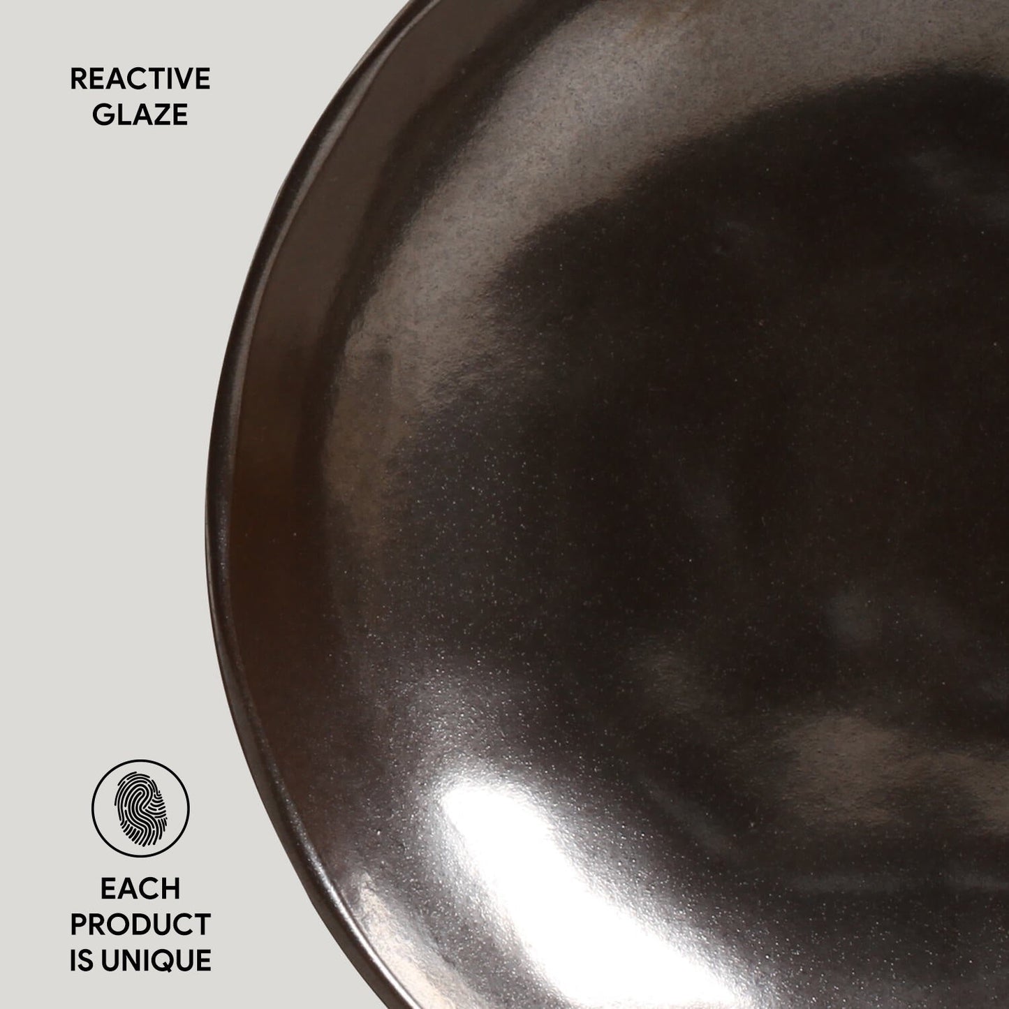 Porto Brasil METALLICA SOUP PLATE BIO STONEWARE dia. 8.86" SKU: '1331109301