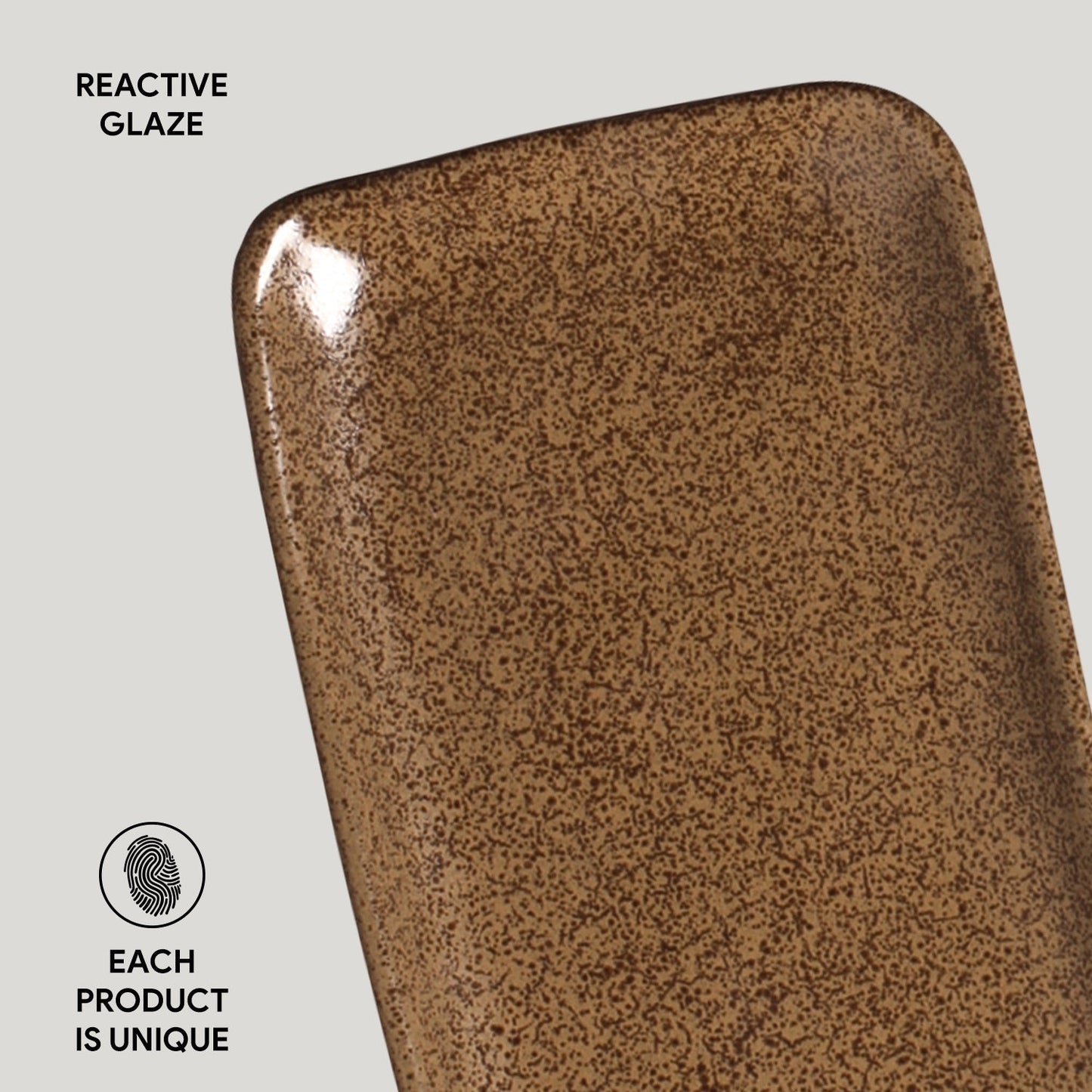 Porto Brasil DIJON RECTANGULAR PR MEDIUM ORGANIC STONEWARE dia. 12.99x5.12" SKU: '14014105801