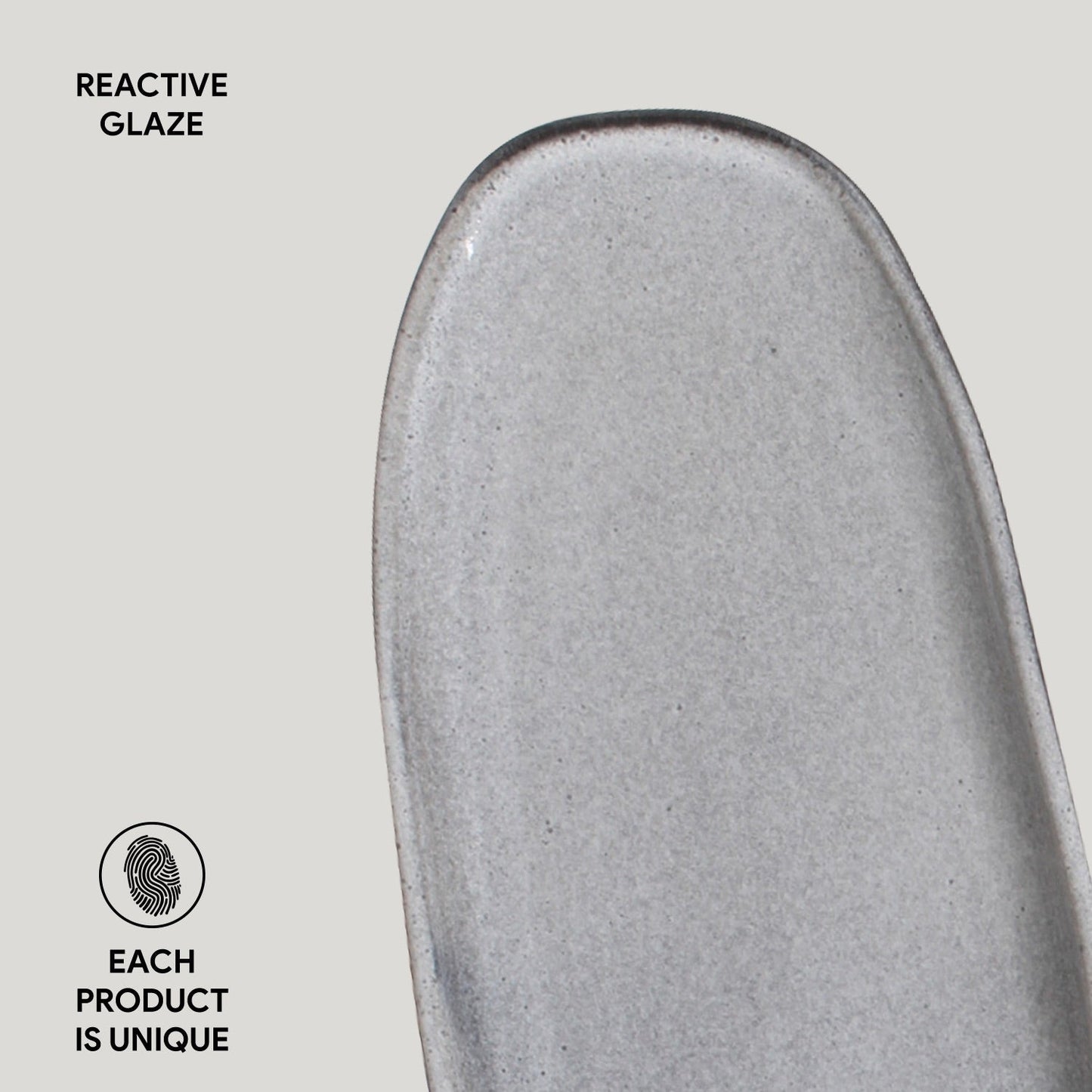 Porto Brasil DUST SHALLOW OVAL PR LARGE ORGANIC STONEWARE dia. 14.17x5.12" SKU: '14214115801