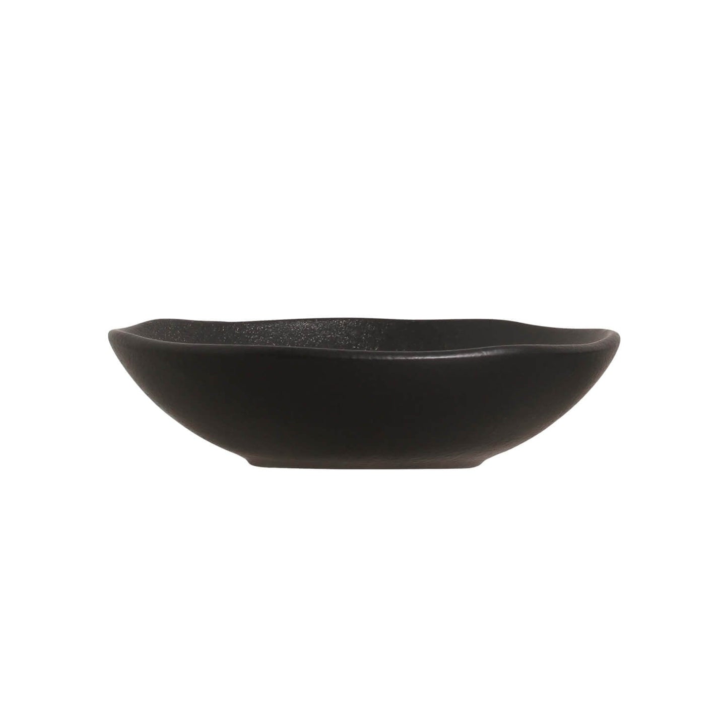 Porto Brasil MATTE BLACK BOWL ORGANIC STONEWARE dia. 6.9x2.2" SKU: '1431473901