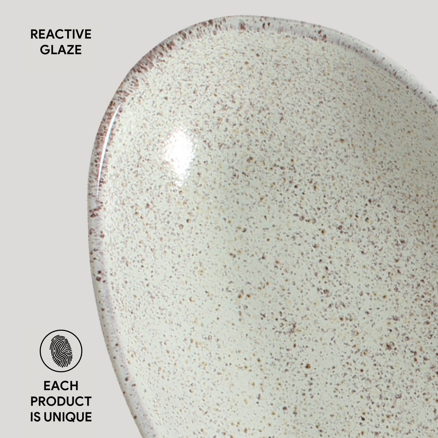 Porto Brasil PISTACHE DEEP OVAL PR LARGE ORGANIC STONEWARE dia. 12.6x6.3" SKU: '14414108801