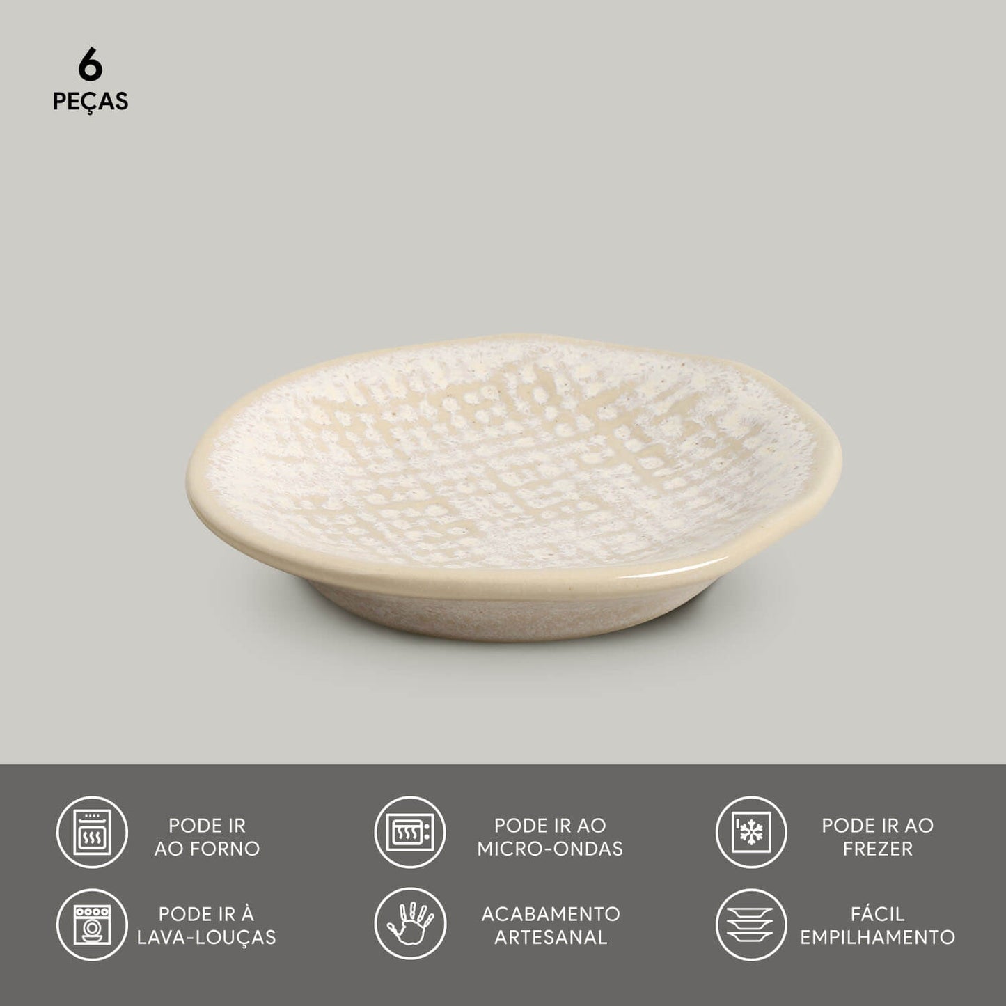 Porto Brasil LATTE RAMEKIN JUTA STONEWARE dia. 4.33x0.87" SKU: '14664108501