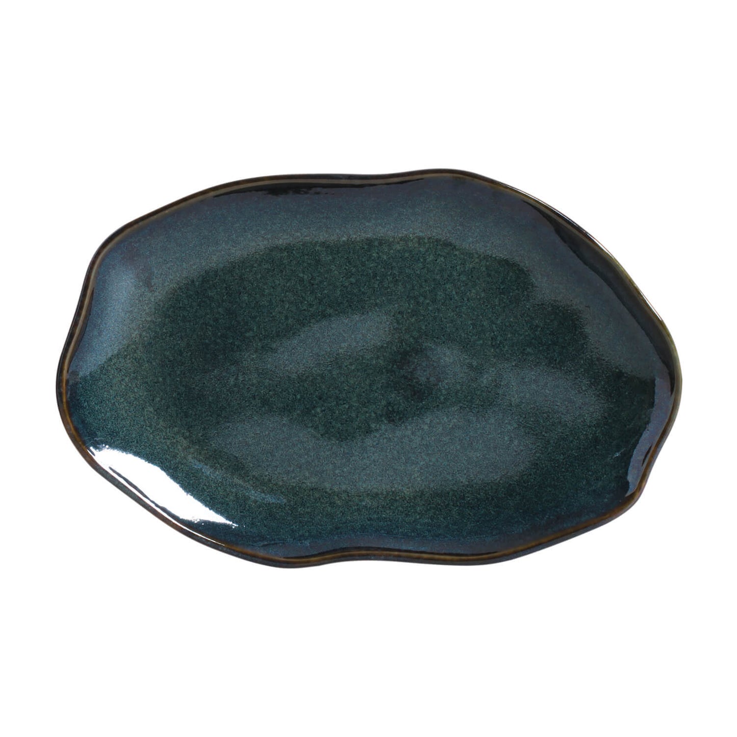 Porto Brasil OCEANO SHALLOW OVAL PR MEDIUM BIO STONEWARE dia. 11.81x7.87" SKU: '14831106701