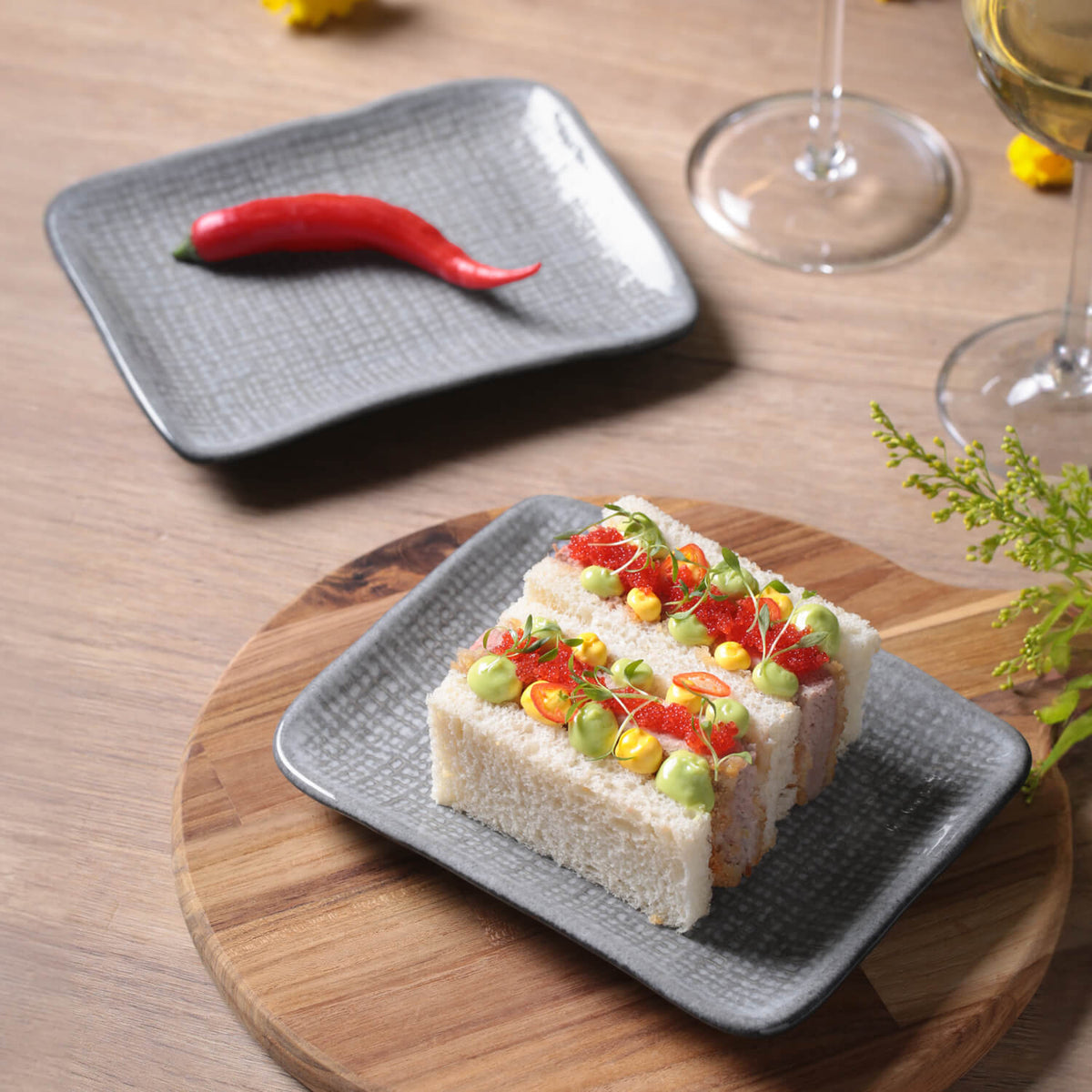 Porto Brasil DUST RECTANGULAR PR JUTA STONEWARE dia. 7.08x5.51" SKU: '15064115801