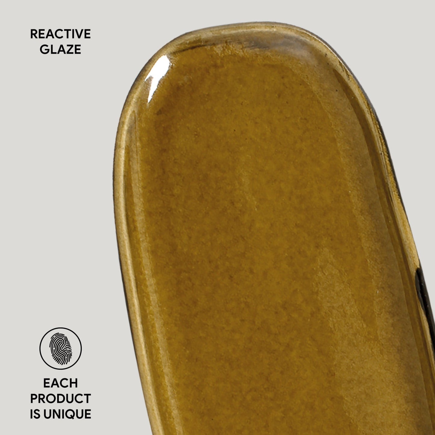 Porto Brasil AMBER SHALLOW OVAL PR ORGANIC STONEWARE dia. 9.06x4.33" SKU: '1511477101