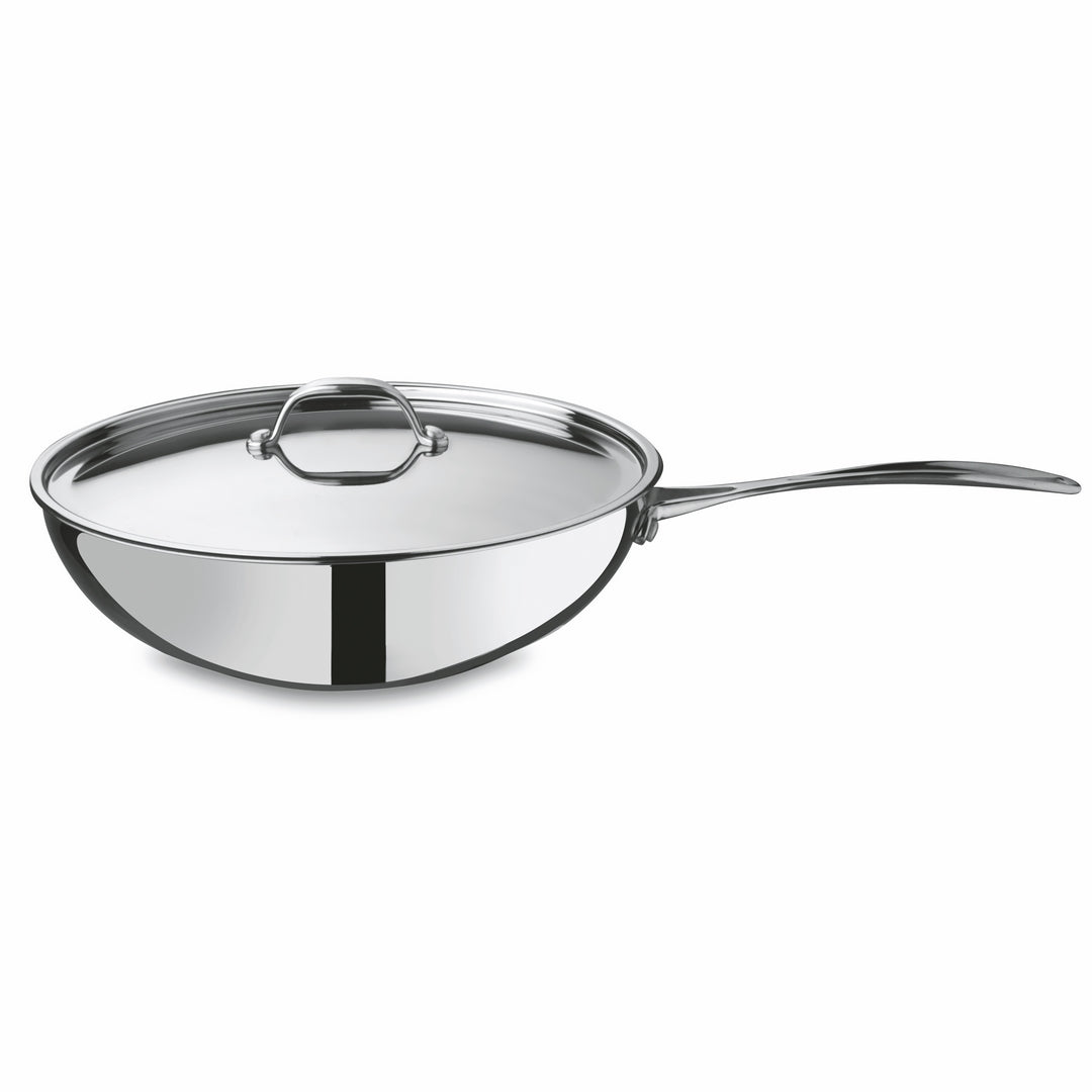 Wok With Non-Stick Coating And Lid ? 28 Cm. ? 11,5"