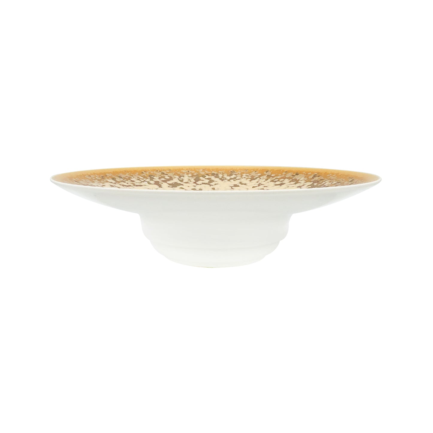 JL Coquet SONG Ocre - Assiette creuse ? aile GM 10.24 Inch SKU: HOR1023OCRECREM000