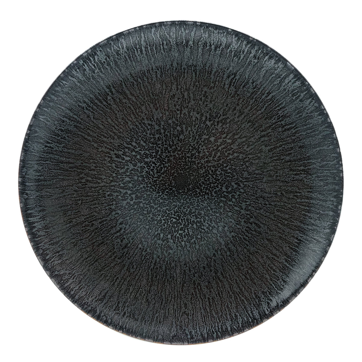 JL Coquet LES HEURES DE LA NUIT - Assiette de pr?sentation 12.6 Inch SKU: AGO1039HDLNBLNC000