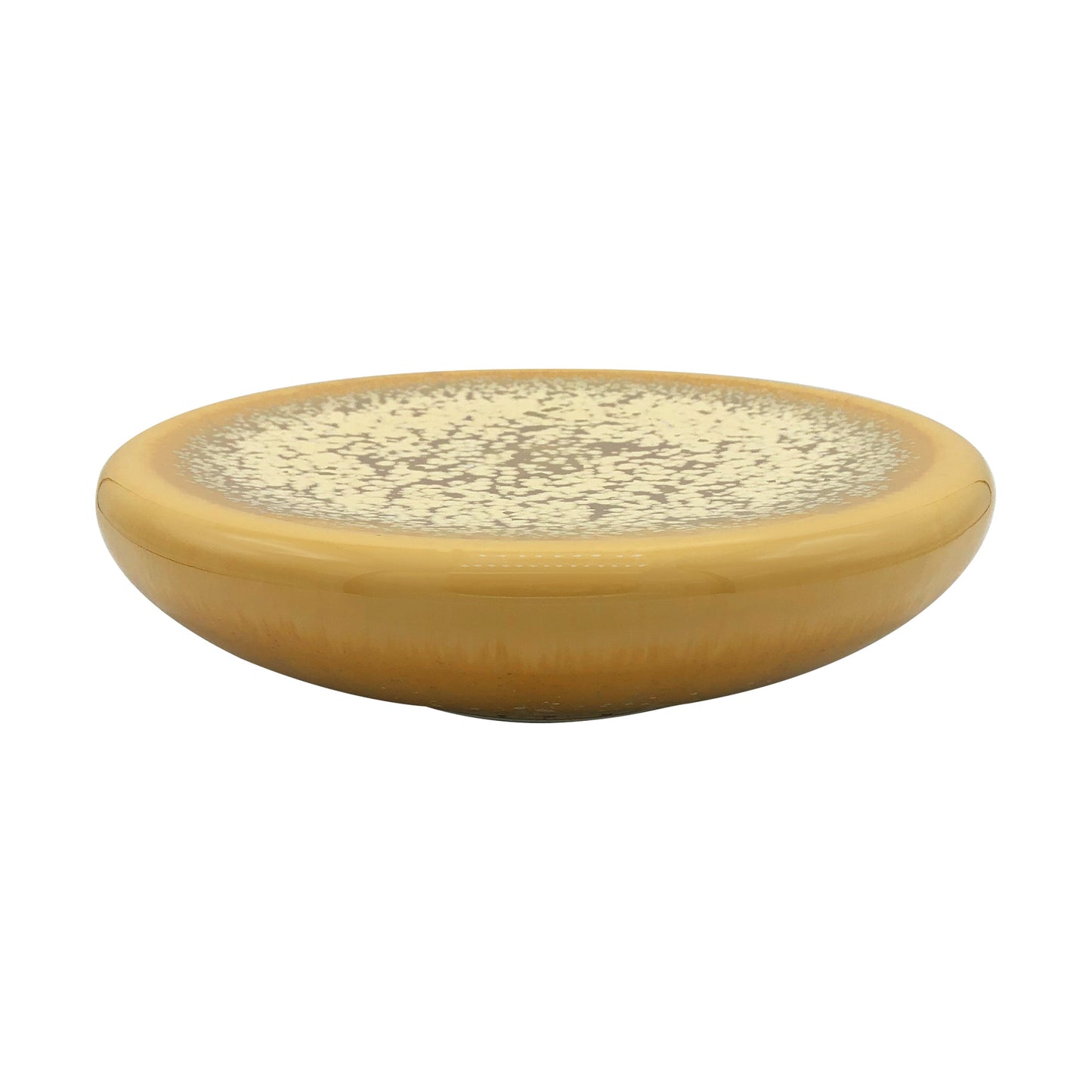 JL Coquet SONG Ocre - Assiette plate Bubble 9.45 Inch SKU: BUB1034OCREOCRE000