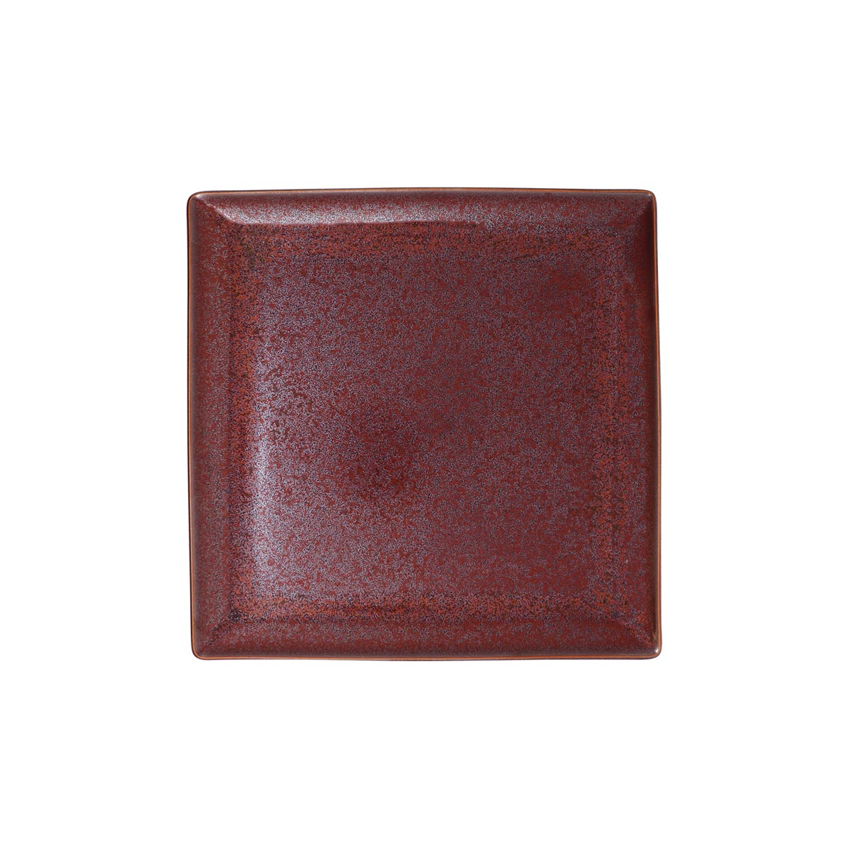 JL Coquet GRANITE ROUGE - Assiette carree 24 cm 9.45 Inch SKU: ACC1020GROUGROU000