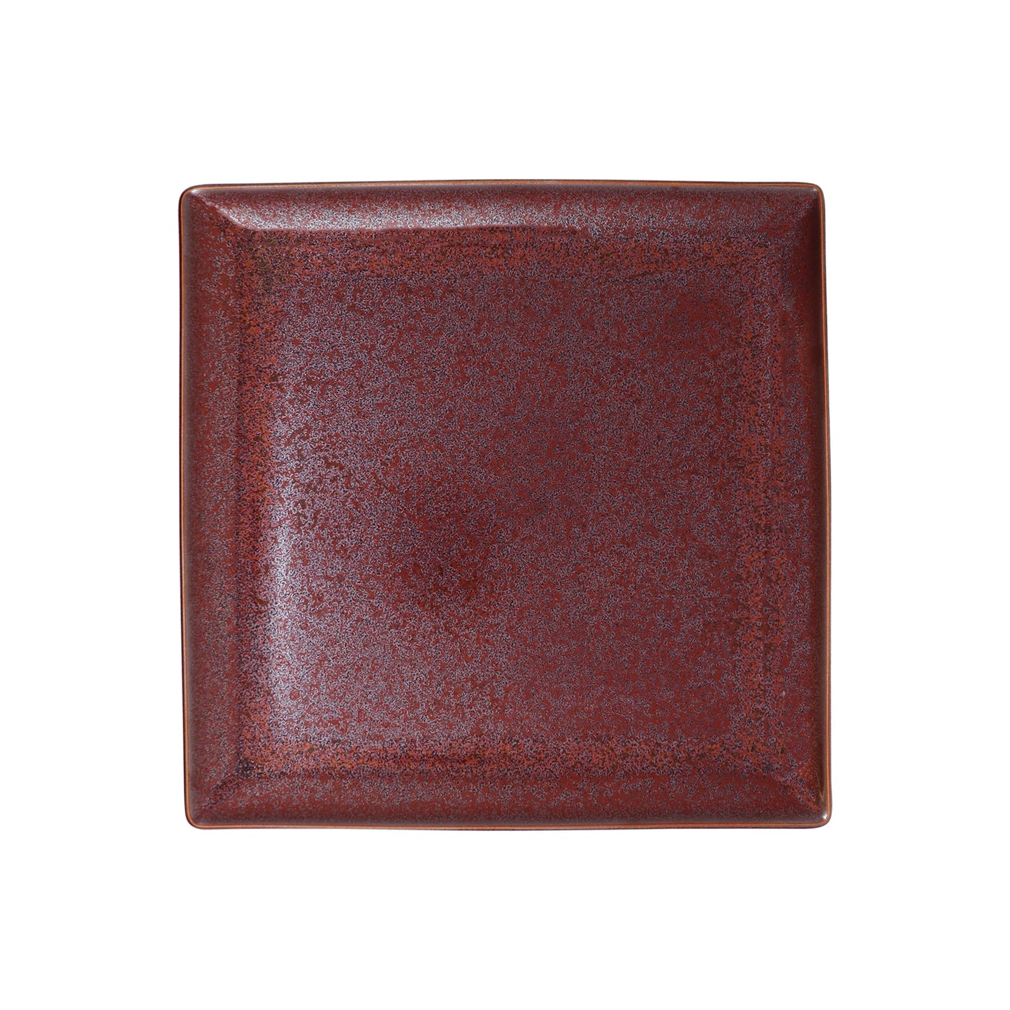 JL Coquet GRANITE ROUGE - Assiette carree 27 cm 10.63 Inch SKU: ACC1021GROUGROU000