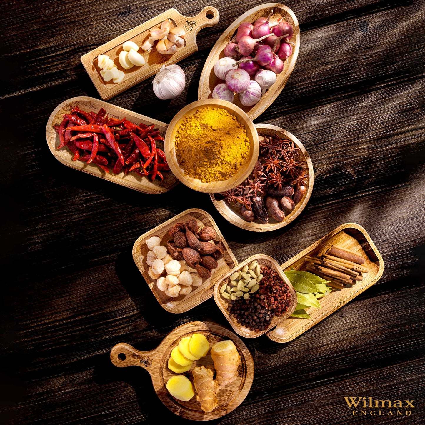 Bamboo Round Plate 6" inch | For Appetizers / Barbecue