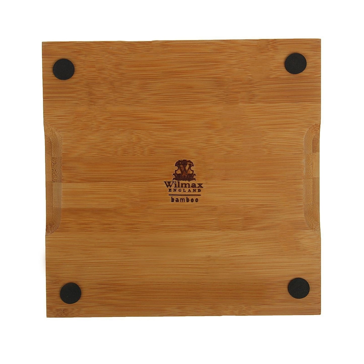 Set Of 5 Bamboo Tray With Build in Coaster 7.75" inch X 7.75" inch |