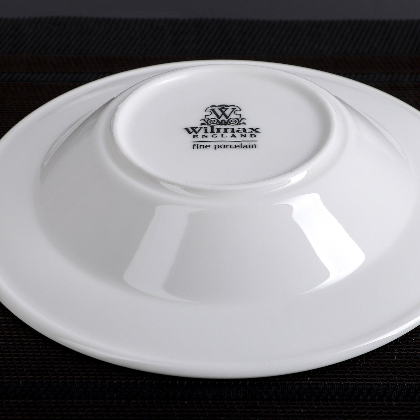 Set Of 6 Professional Rolled Rim White Deep Plate 8" inch | 8 Fl Oz