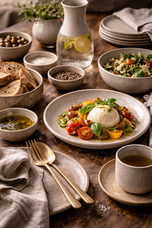 Stone, Sand &amp; Clay: Natural Tableware Textures Defining Modern Dining