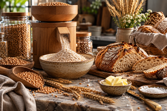 🌾 Fresh-Milled Flour Is Back: Why Home Bakers Are Grinding Their Own Grain Again