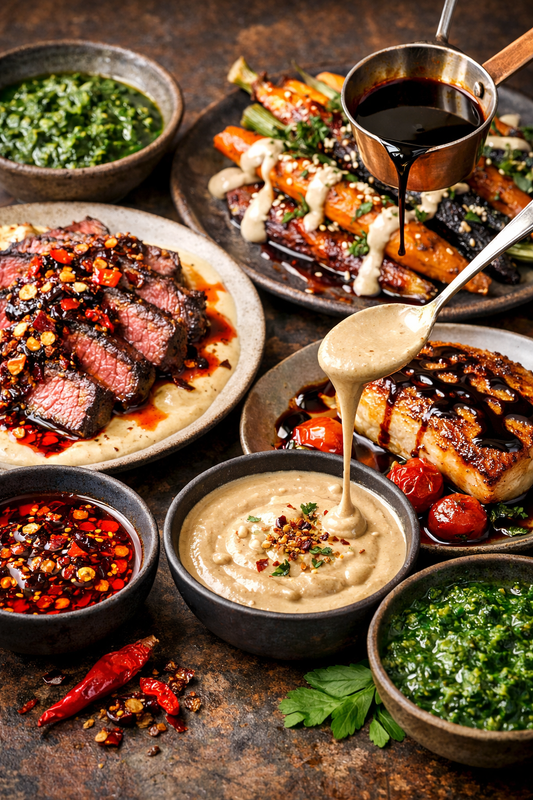 Saucecore: Why Bold Finishing Sauces Are Defining 2025 Plates