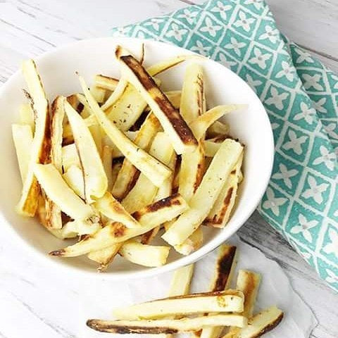 Baked White Sweet Potato Fries