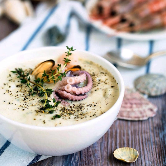 Seafood creamy soup