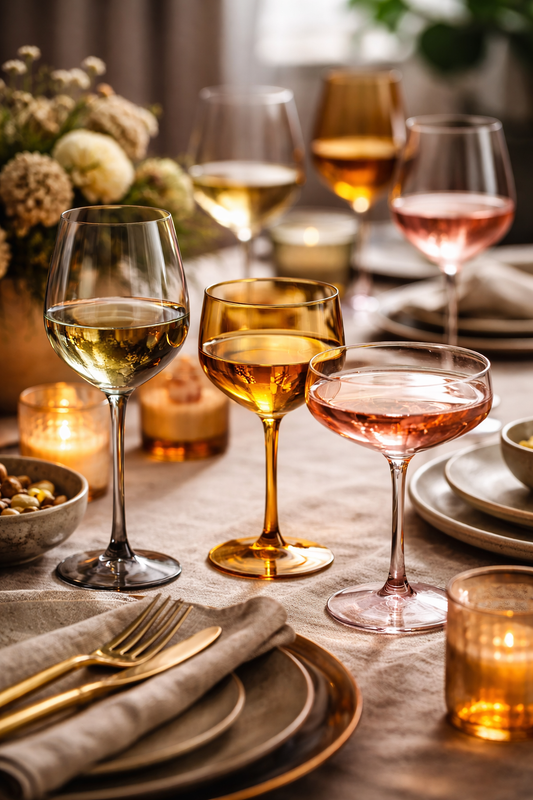 Glassware Glow-Up: Colored Stemware Making a Sophisticated Comeback