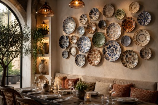 Plate Walls Are Back: How Decorative Dinnerware Became Interior Design Again