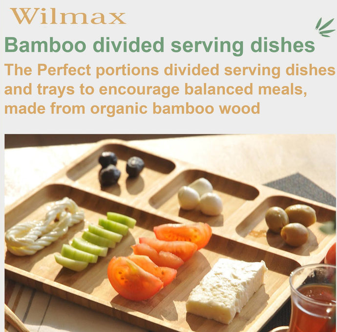 Bamboo Divided Dishes
