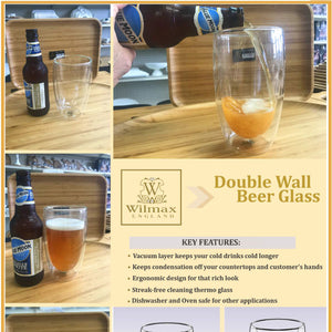 Double Wall Beer Glass