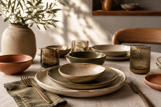 Earth-Tone Everything: Why Sand, Clay, Olive &amp; Terracotta Are Defining 2026 Tableware