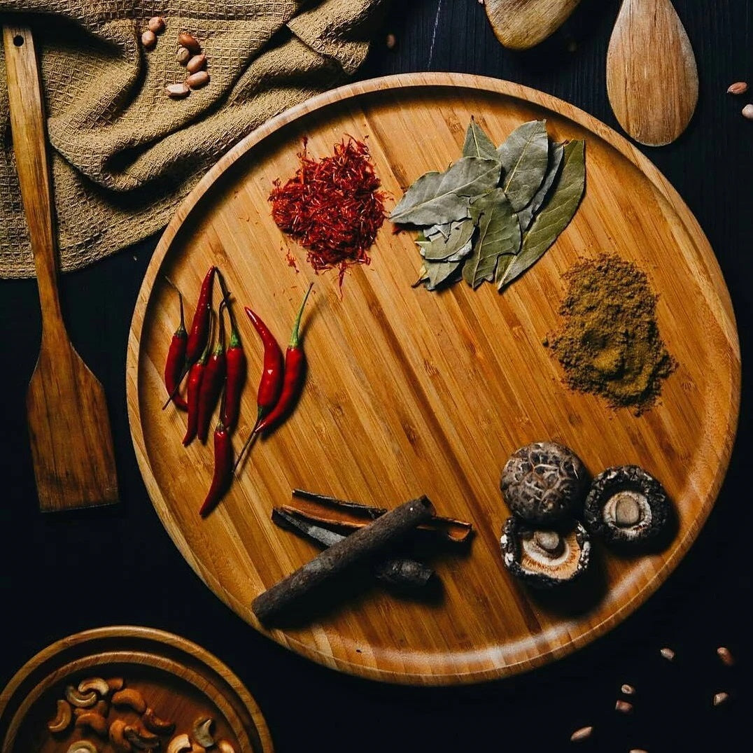 Bamboo platters