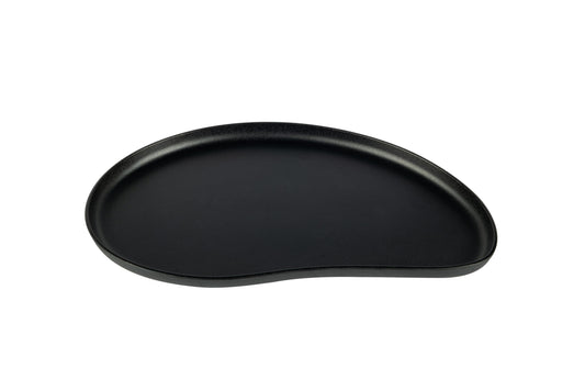 [ Set of 12 ] KAROLA black small catering tray 17.91 x 11.42 x 1.57 inches
