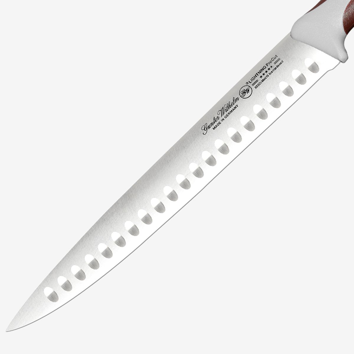 Gunter Wilhelm Lightning Carving Knife, 10 Inch | Brown and Grey ABS Handle SKU: 10-121-0210