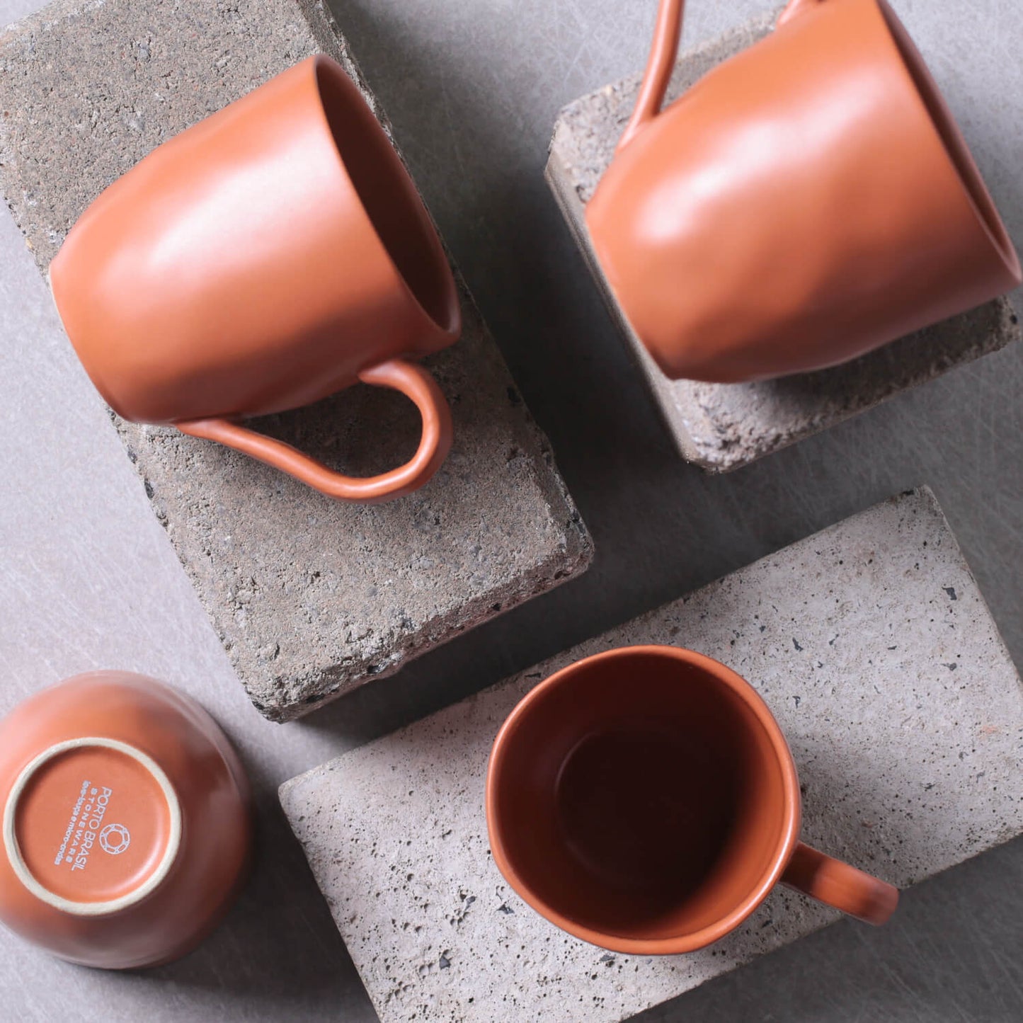 Porto Brasil TERRACOTTA ORGANIC MUG dia. 9.23 oz.  SKU: '1131495701