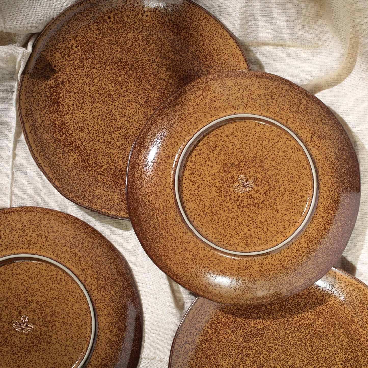 Porto Brasil DIJON DINNER PLATE ORGANIC STONEWARE dia. 10.43"  SKU: '1214105801
