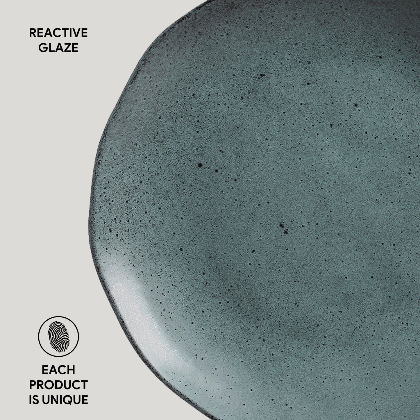 Porto Brasil NIGHT SKY DINNER PLATE ORGANIC STONEWARE dia. 10.43"  SKU: '121481301