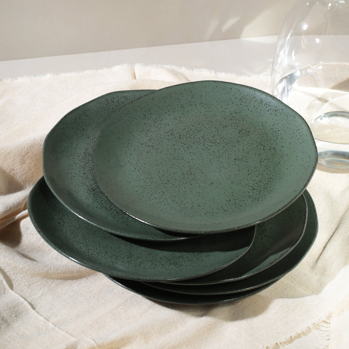 Porto Brasil GREENERY DINNER PLATE ORGANIC STONEWARE dia. 10.43"  SKU: '121495801