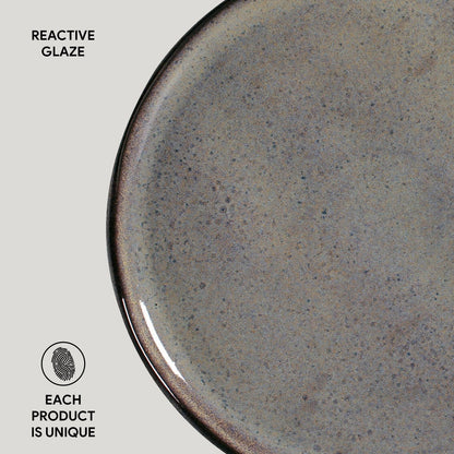 Porto Brasil TOURMALINE DINNER PLATE BIO STONEWARE dia. 10.83"  SKU: '1231108901