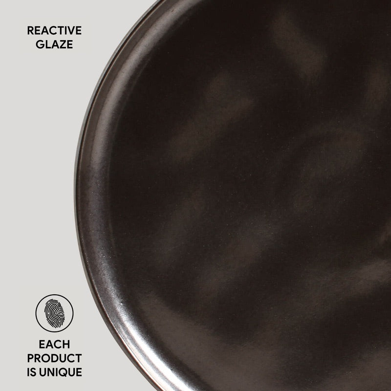 Porto Brasil METALLICA DINNER PLATE BIO STONEWARE dia. 10.83"  SKU: '1231109301