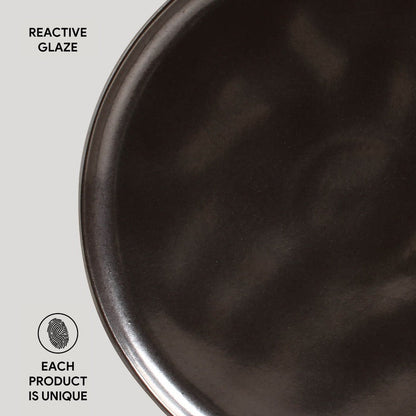 Porto Brasil METALLICA DINNER PLATE BIO STONEWARE dia. 10.83"  SKU: '1231109301