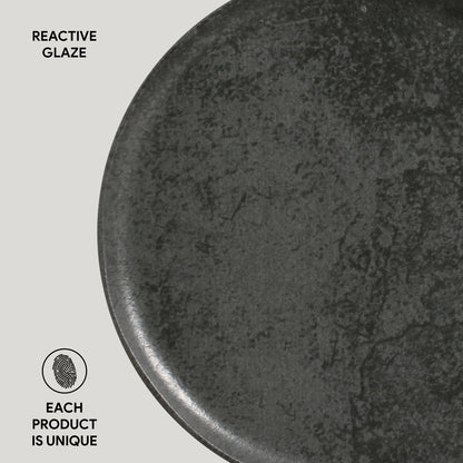 Porto Brasil CHROMIUM DINNER PLATE BIO STONEWARE dia. 10.83"  SKU: '1231115901