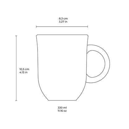Porto Brasil TITANIUM COUP MUG 11.16 oz.  SKU: '12326108902