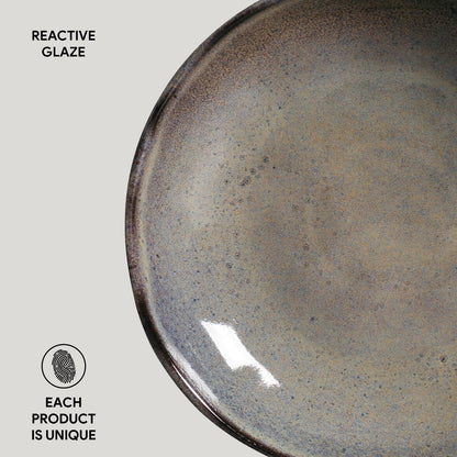 Porto Brasil TOURMALINE SOUP PLATE BIO STONEWARE dia. 8.86"  SKU: '1331108901